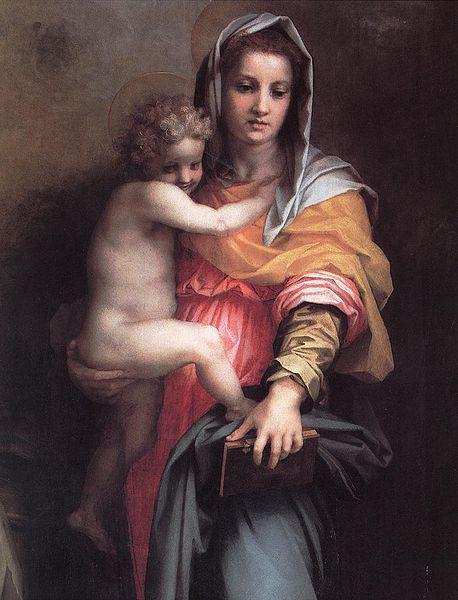 Andrea del Sarto Madonna of the Harpies oil painting image